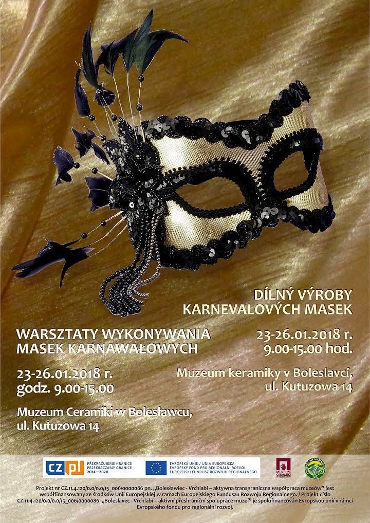 Stroje i maski karnawałowe. Zaproszenie na warsztaty do Muzeum Ceramiki