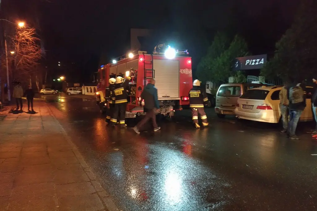 Pożar w lokalu przy Starzyńskiego