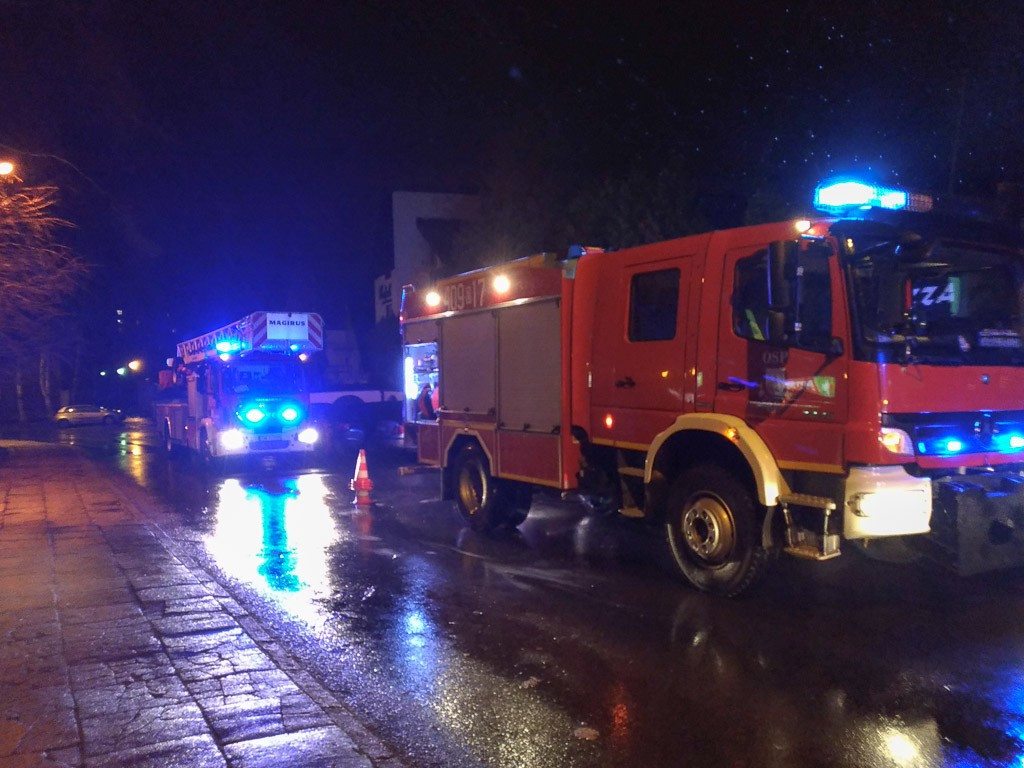 Pożar w lokalu przy Starzyńskiego