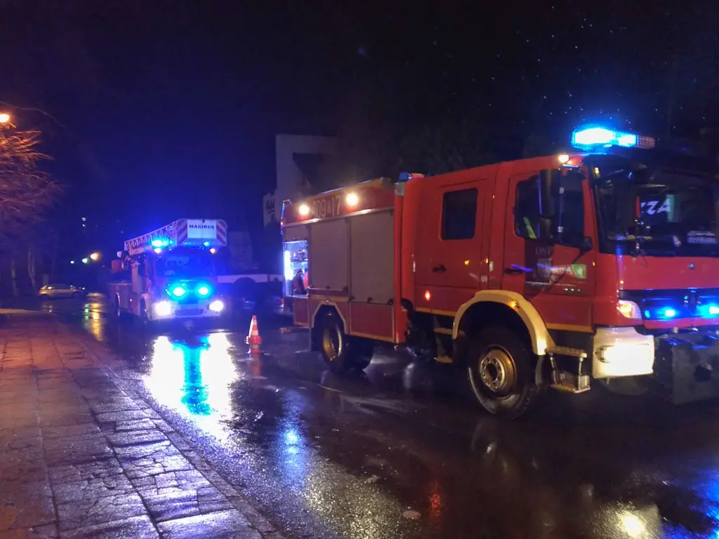 Pożar w lokalu przy Starzyńskiego