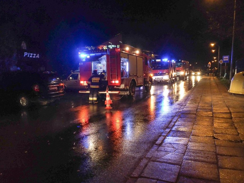 Pożar w lokalu przy Starzyńskiego