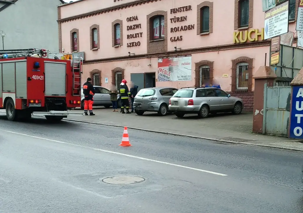 Kolizja na Garncarskiej – jedna osoba ranna