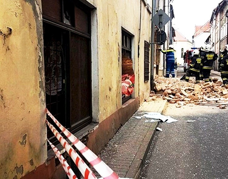 Wybuch gazu w kamienicy, zawaliły się dwie kondygnacje