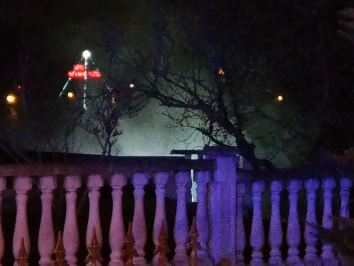 Pożar przy ul. Spacerowej