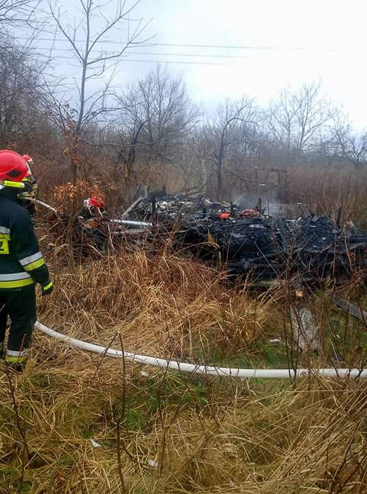 Pożar altanki przy Ekonomicznej