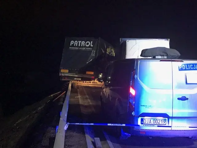 Wypadek na trasie Polkowice-Lubin