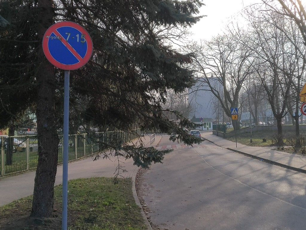 Zakaz postoju przy ulicy Bielskiej w Bolesławcu?