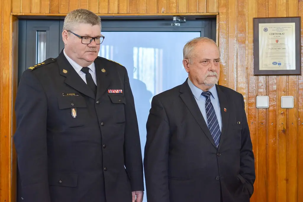 Powiat pożegnał byłego szefa straży pożarnej Grzegorza Kocona