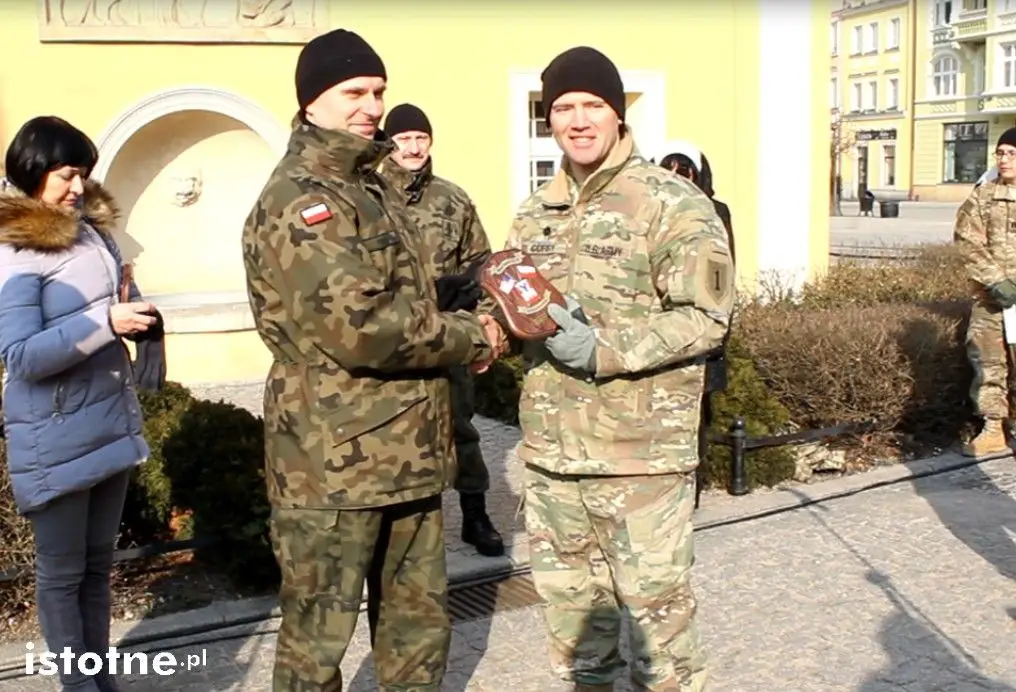 Bolesławiec żegna żołnierzy US Army