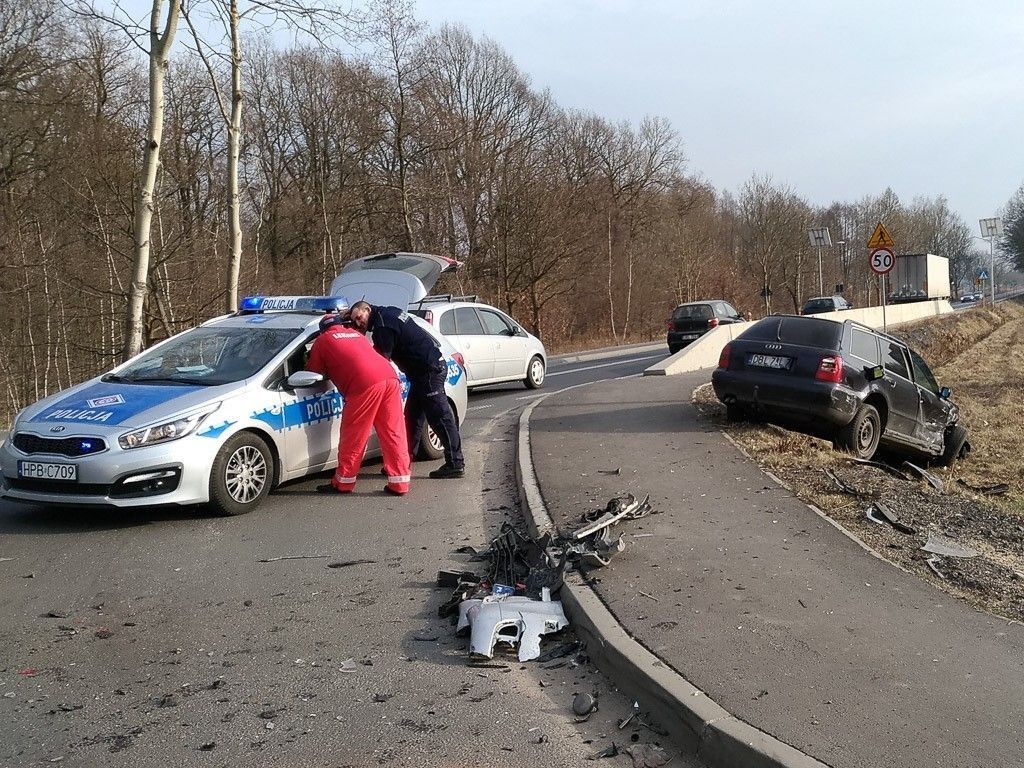 Zderzenie aut na ul. Kościuszki
