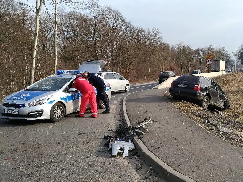 Zderzenie aut na ul. Kościuszki