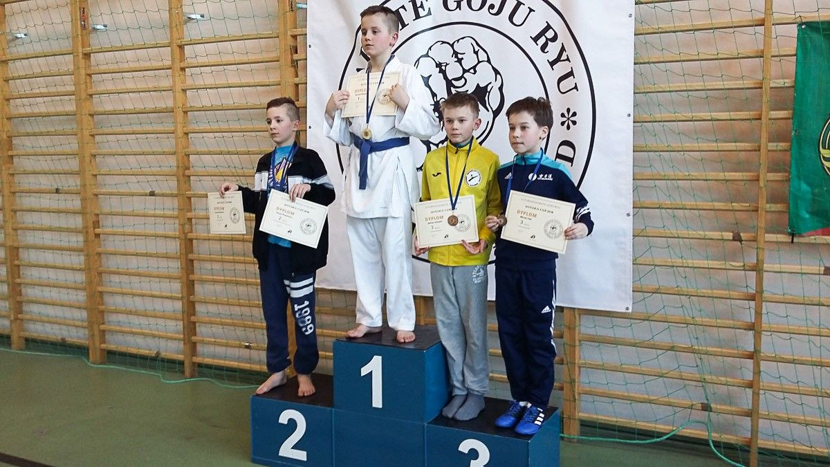 Grad medali karateków TOP Bolesławiec na Wińsko Cup 2018