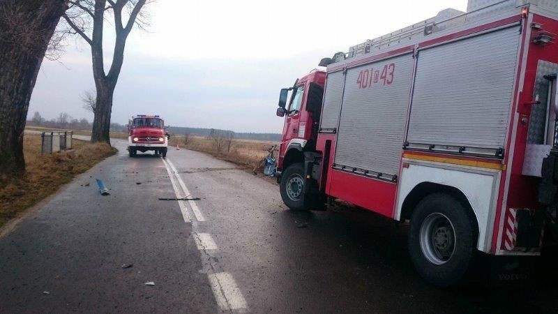 Wypadek między Gromadką a Wierzbową. 29-letnia Ukrainka w ciężkim stanie