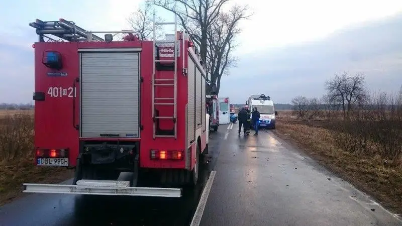 Wypadek między Gromadką a Wierzbową. 29-letnia Ukrainka w ciężkim stanie