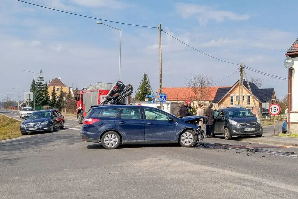 Wypadek w Łaziskach