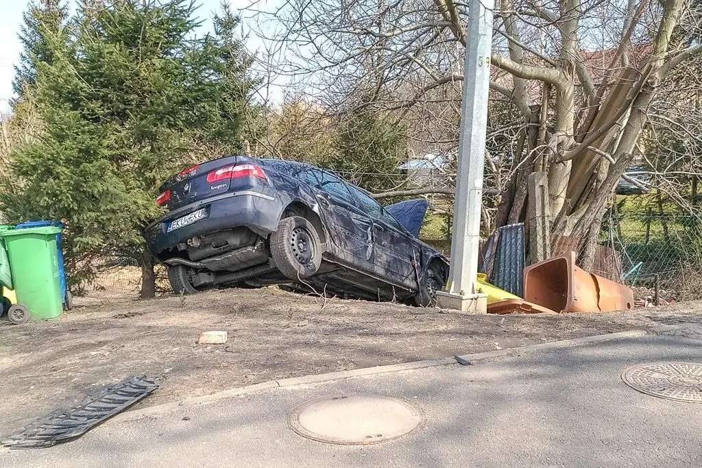 Wypadek w Łaziskach