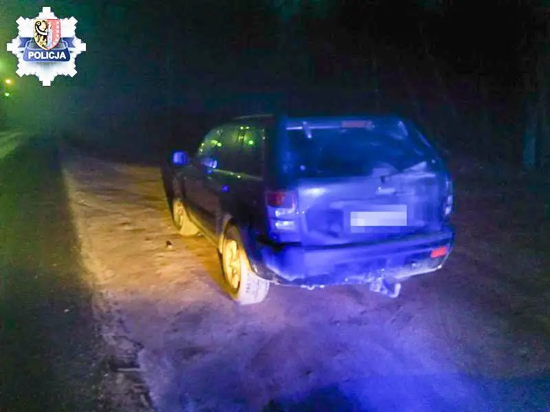 Ukrainiec nocą jechał autem bez świateł. Miał prawie 2 promile w organizmie