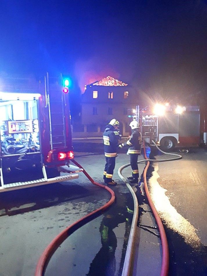 Pożar w Warcie. 12-godzinna akcja naszych strażaków