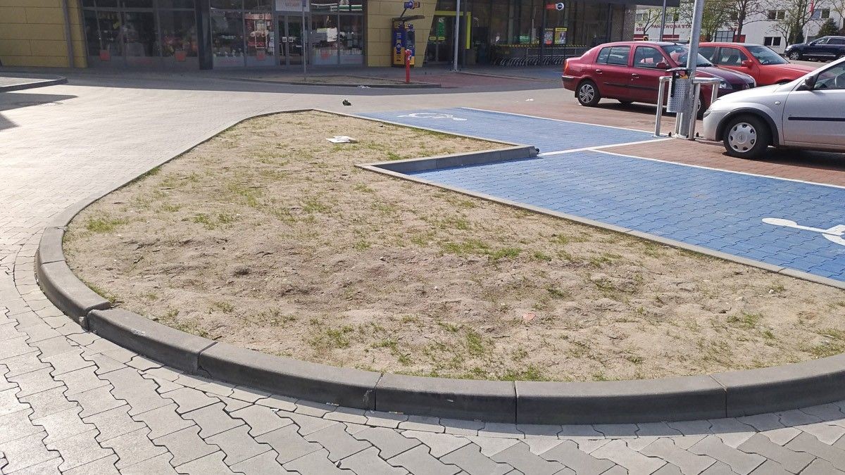 Niszczą nowe trawniki przy galerii na Wesołej, a jak ktoś zwróci uwagę, pokazują f*cka