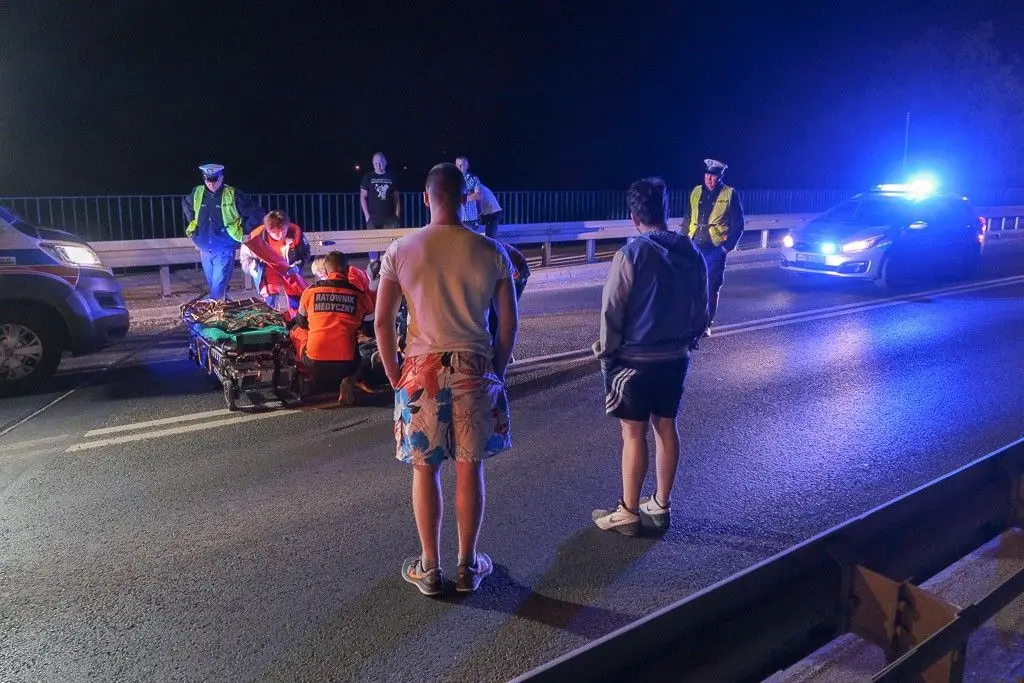 Pedestrian hit on Zgorzelecka Street