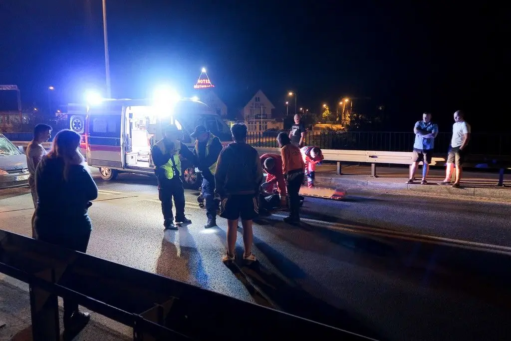 Pedestrian hit on Zgorzelecka Street