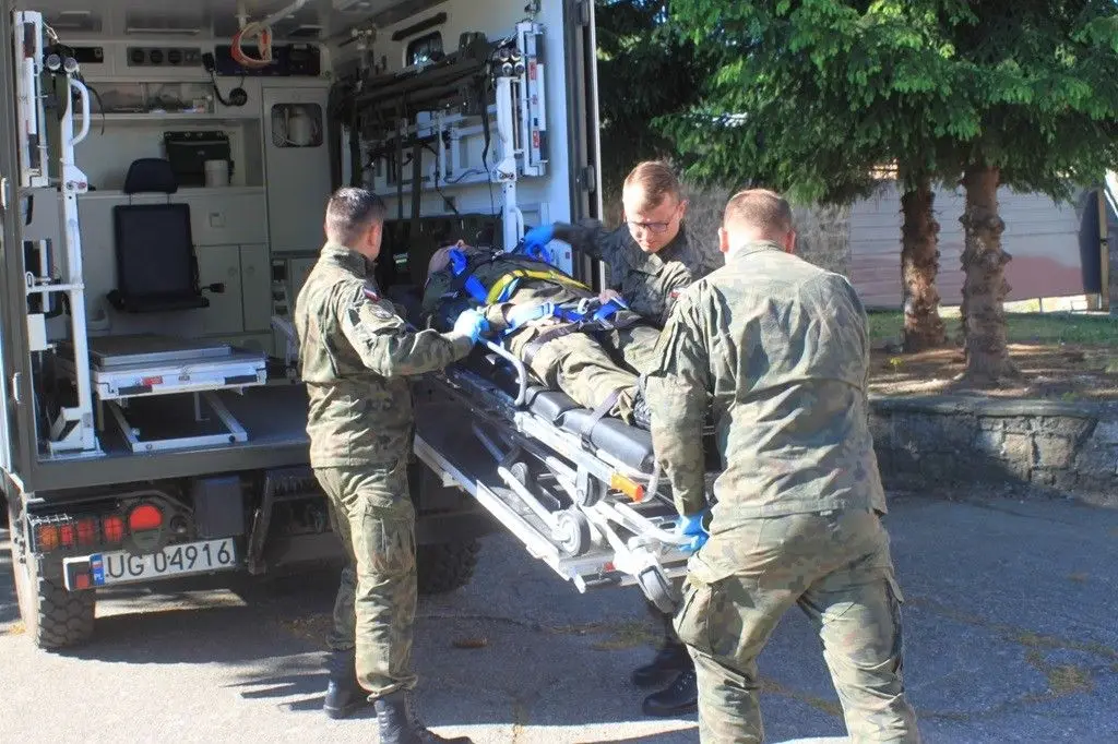 Alarm pożarowy w 23 Śląskim Pułku Artylerii