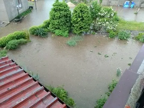 Zalane podwórka w Kraśniku Dolnym