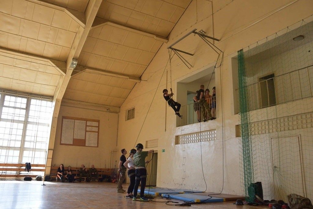 Uczniowie klas mundurowych na ćwiczeniach Commando 2018