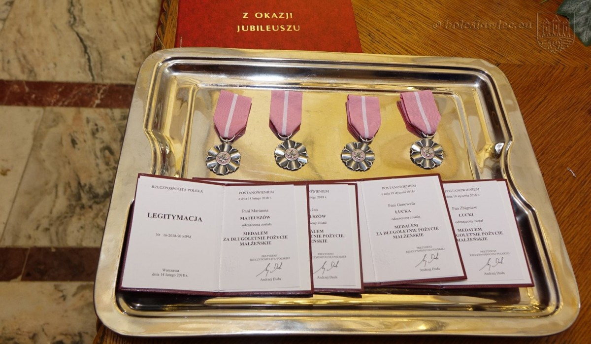 Dwie bolesławieckie pary świętowały jubileusze pożycia małżeńskiego