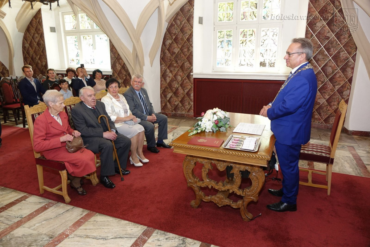 Dwie bolesławieckie pary świętowały jubileusze pożycia małżeńskiego