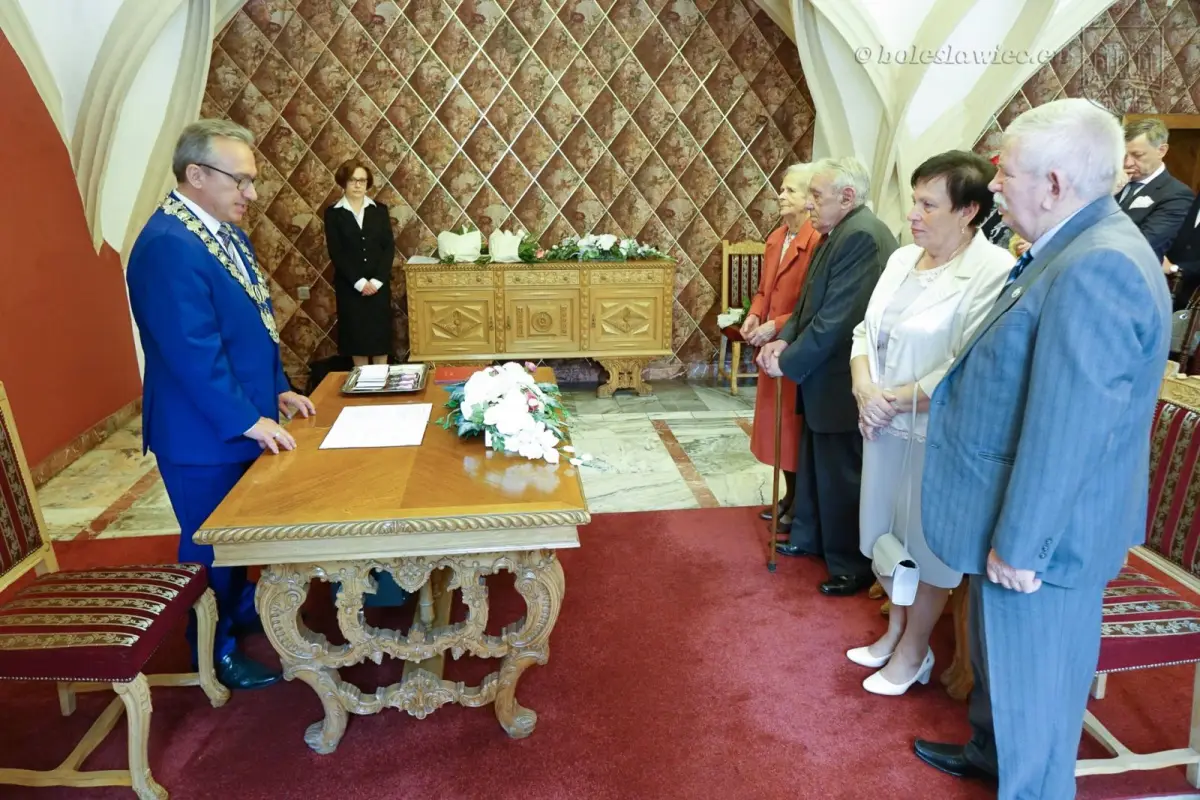 Dwie bolesławieckie pary świętowały jubileusze pożycia małżeńskiego
