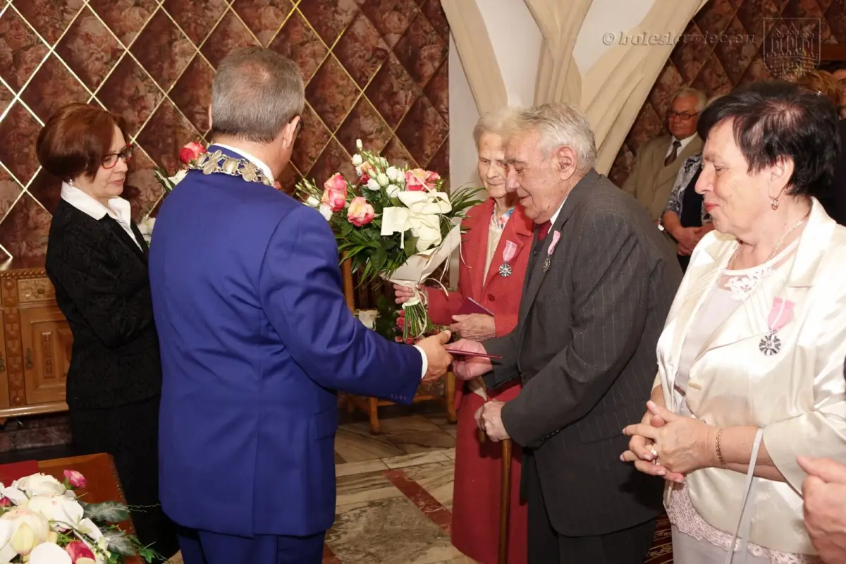 Dwie bolesławieckie pary świętowały jubileusze pożycia małżeńskiego