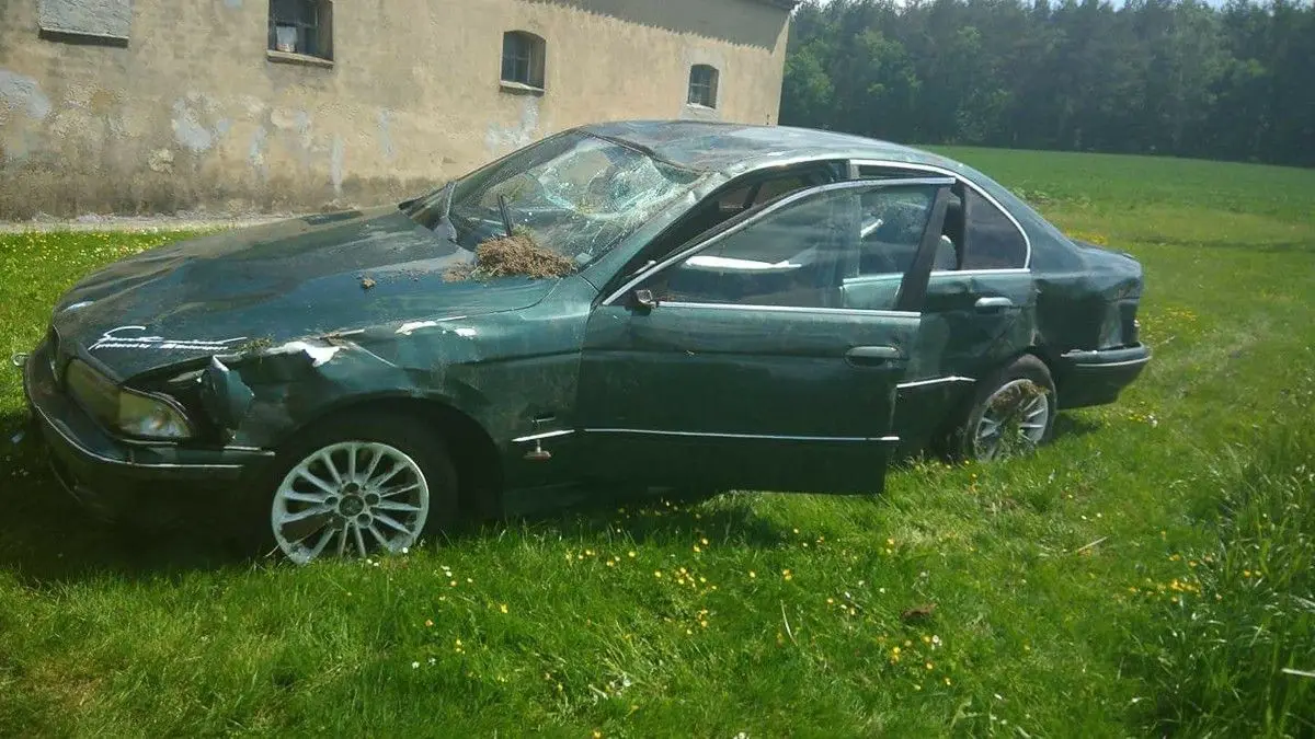 Latające auto w Godzieszowie