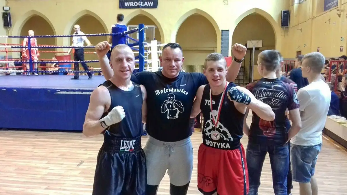 Piotr Motyka z TOP Boks Bolesławiec stoczył dwie walki we Wrocławiu