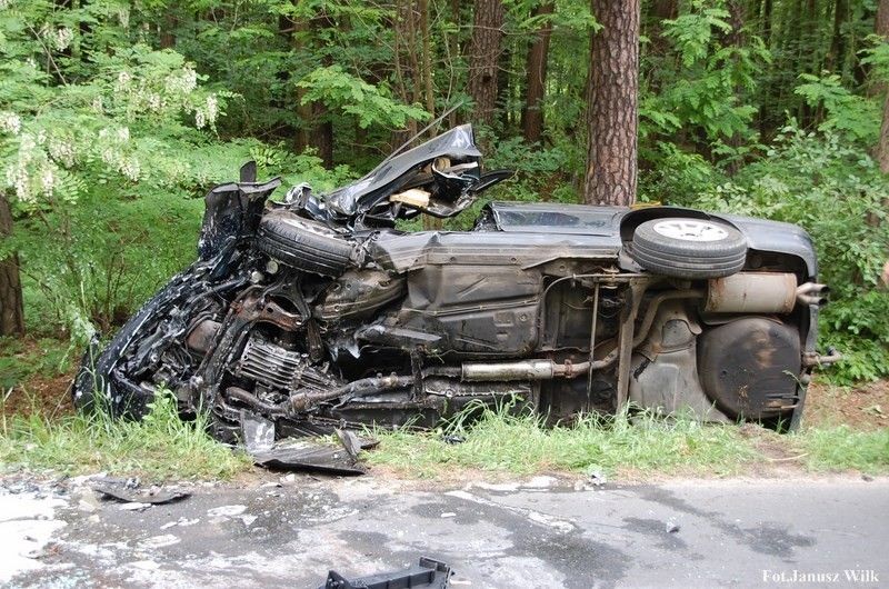 Wypadek za Dobrą k. Bolesławca