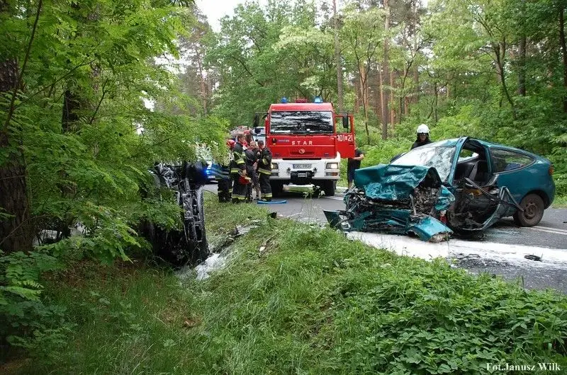 Wypadek za Dobrą k. Bolesławca