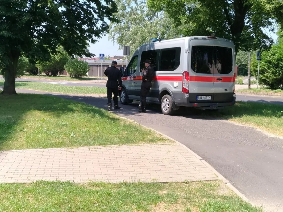 Akcja straży pożarnej w wieżowcu przy Gałczyńskiego