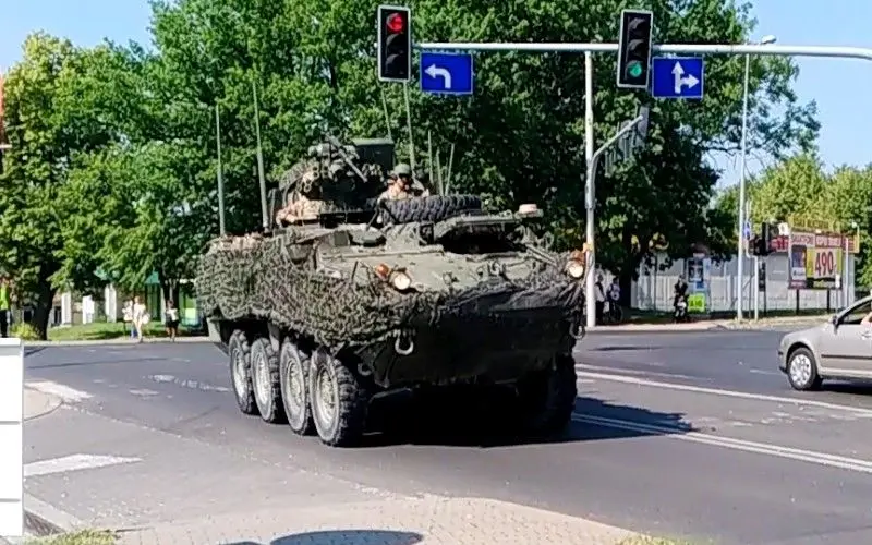 Wzmożony ruch pojazdów US Army w Bolesławcu