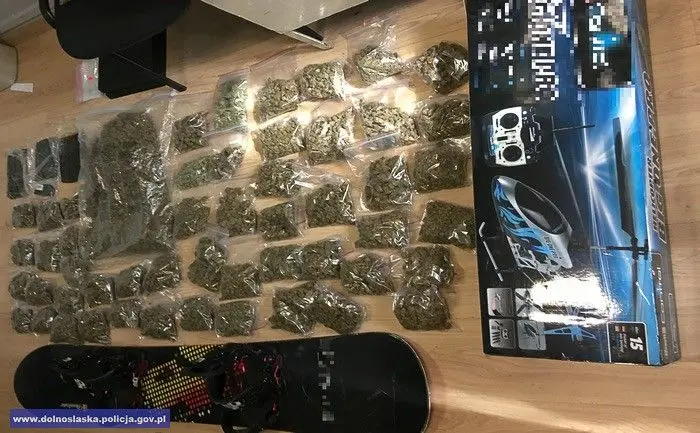 Diler wpadł z prawie 5 kg narkotyków. Jest tymczasowy areszt