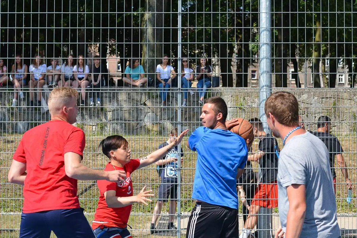 Żołnierze US Army na Powiatowym Dniu Sportu