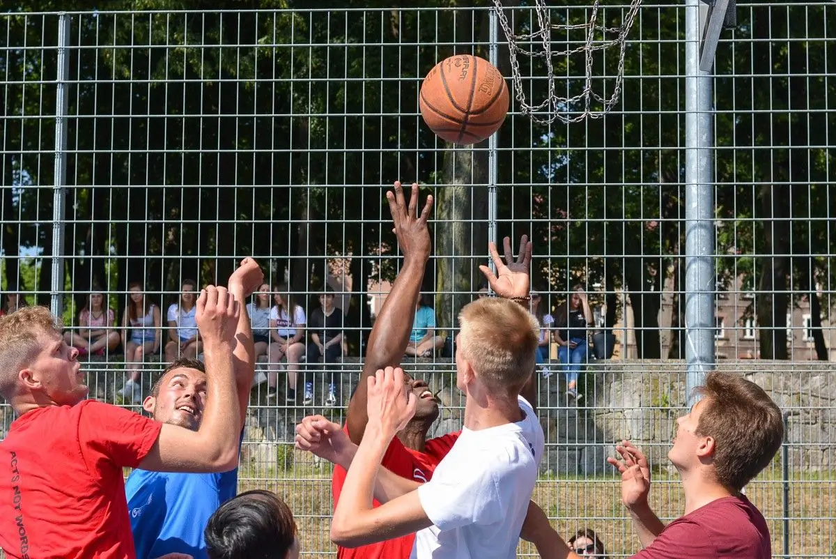 Żołnierze US Army na Powiatowym Dniu Sportu