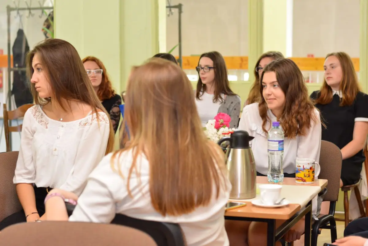Biskup Franjo Komarica z Banja Luki w II Liceum Ogólnokształcącym w Bolesławcu