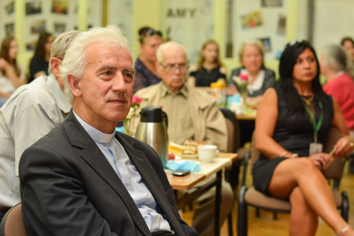 Biskup Franjo Komarica z Banja Luki w II Liceum Ogólnokształcącym w Bolesławcu