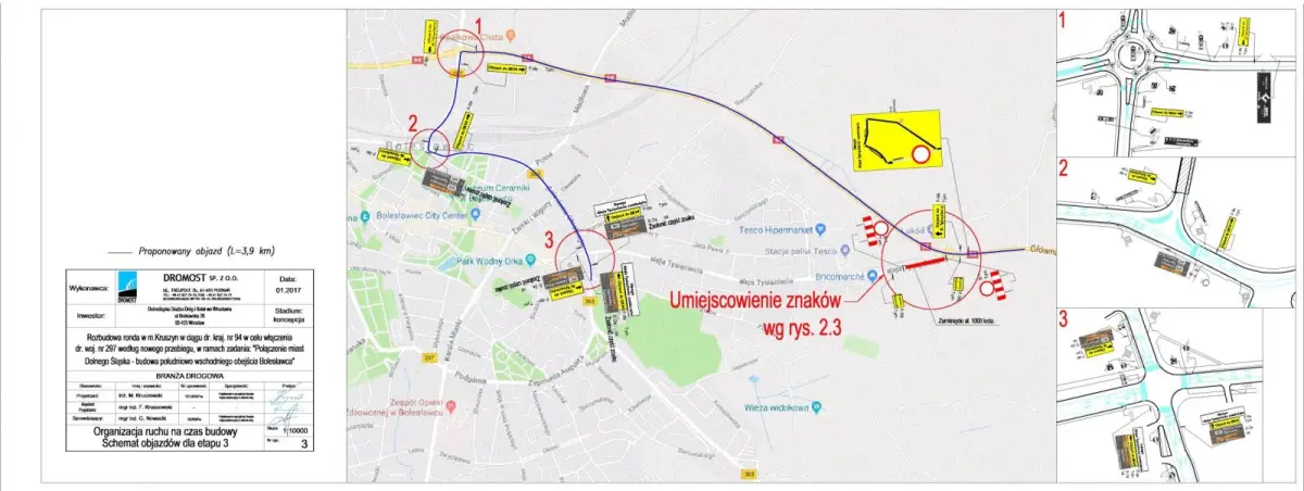 Zmiana organizacji ruchu przy rondzie Solidarności. Jest plan objazdu