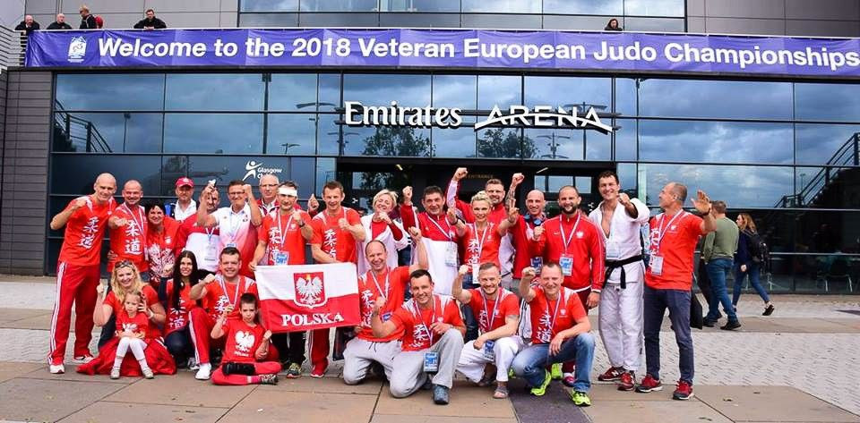 Edward Spraski ze srebrnym medalem Mistrzostw Europy Weteranów w judo