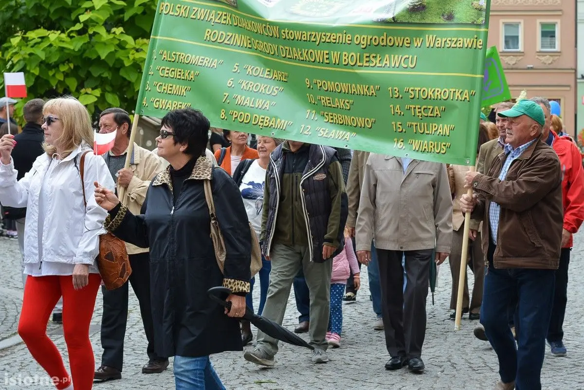 Seniorzy opanowali bolesławiecki Rynek
