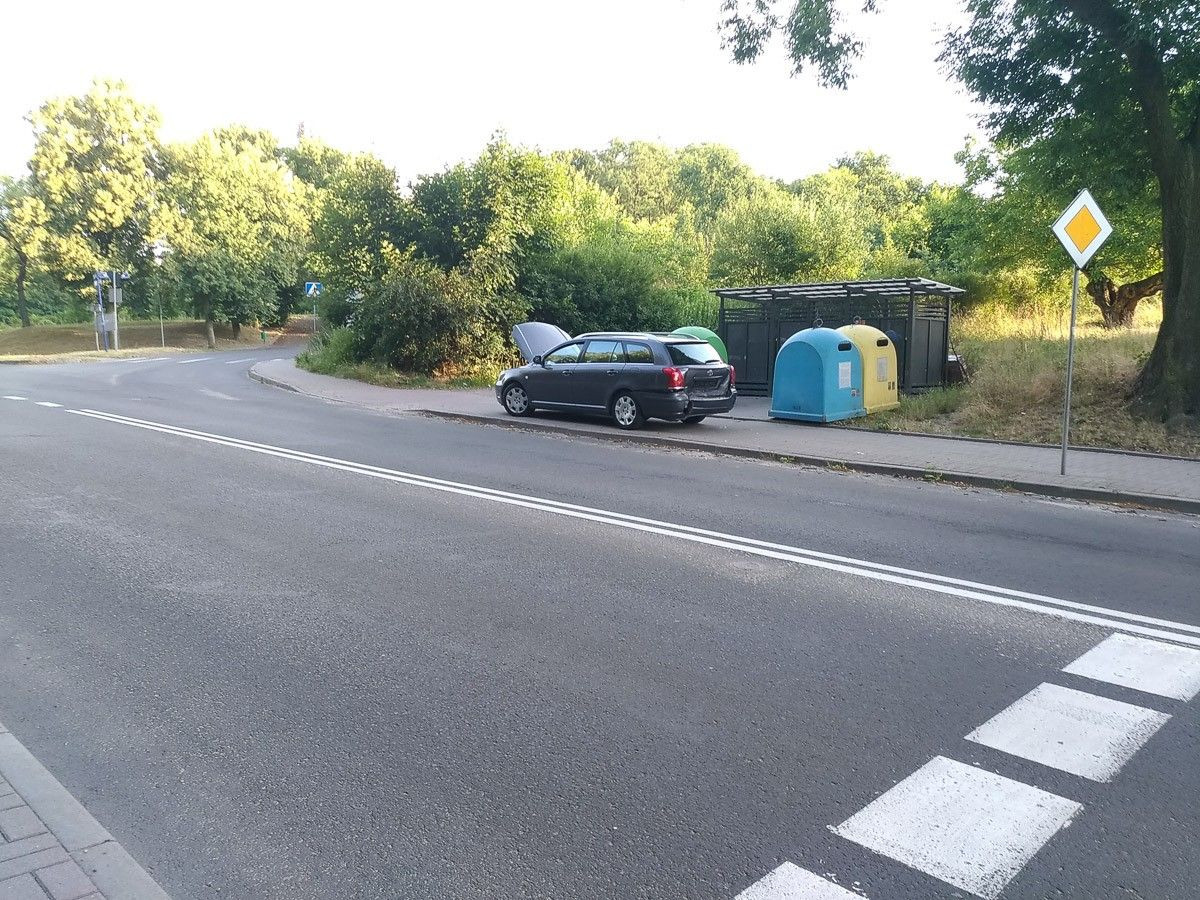 Kolizja na Garncarskiej. Dwie osoby ranne