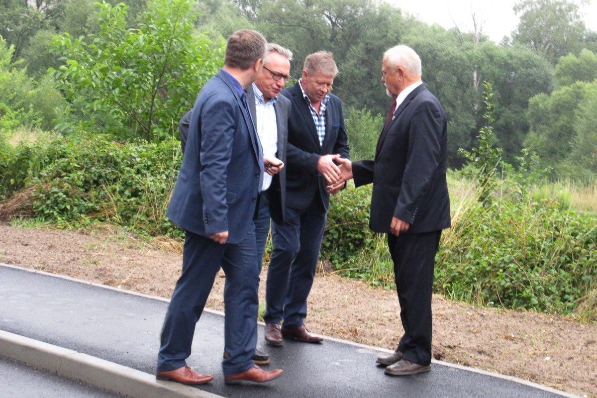 Odbiór drogi Mostowej