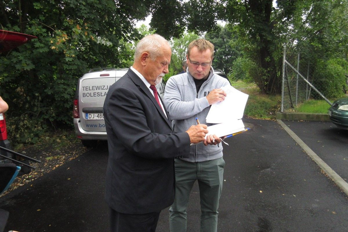 Odbiór drogi Mostowej