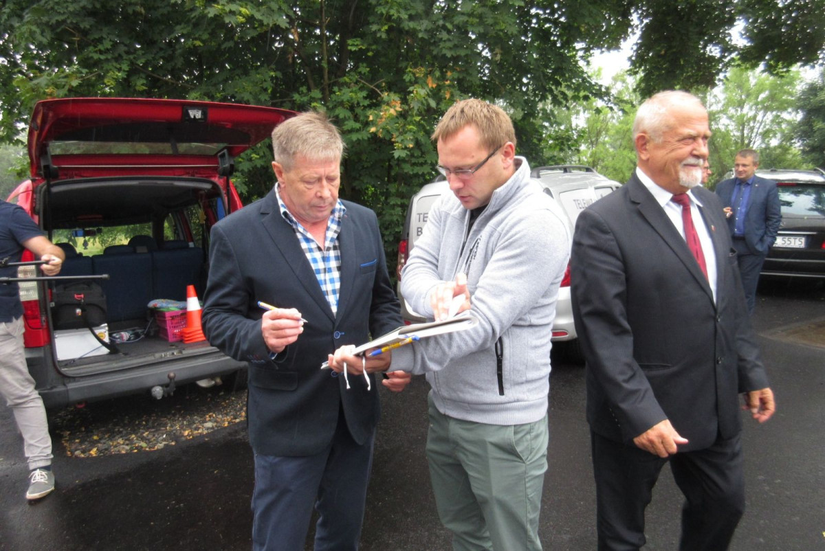 Odbiór drogi Mostowej